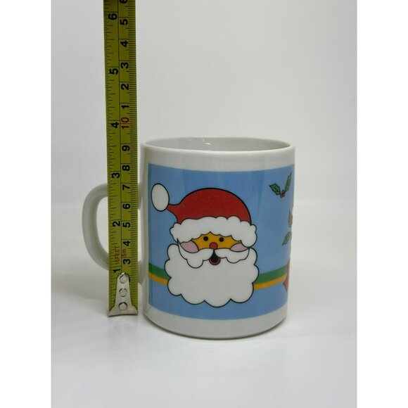 Vintage Christmas Season Santa Stocking Mug | 3.5" Holiday Gift Coffee Tea Cup - Picture 5 of 5